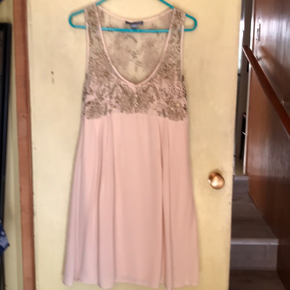 Anthropologie silk and lace dress. 12 - Picture 1 of 7